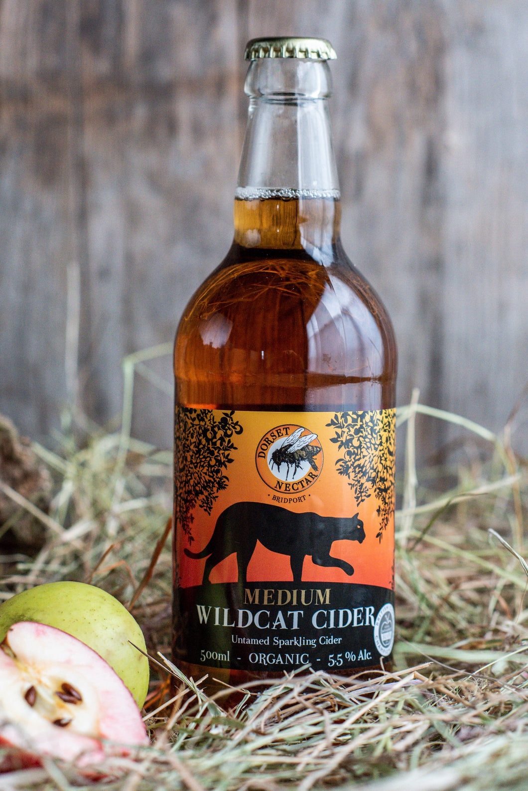 Wildcat Cider; Legendary Dorset cider 4.5% Alc.